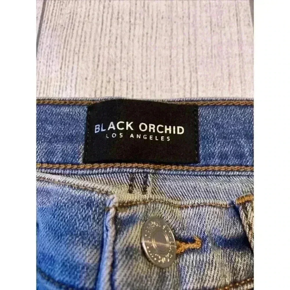 OAT New York/Black Orchid Women's Jeans BUNDLE 25 Distressed Raw Hem Stylish NEW - Picture 12 of 14